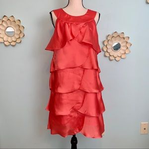 Max and Cleo Tiered Ruffle Dress